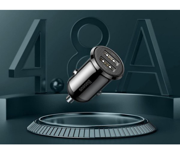 BASEUS Grain Pro 2xUSB 4.8A (czarna) CCALLP-01 - 1306166 - zdjęcie 5